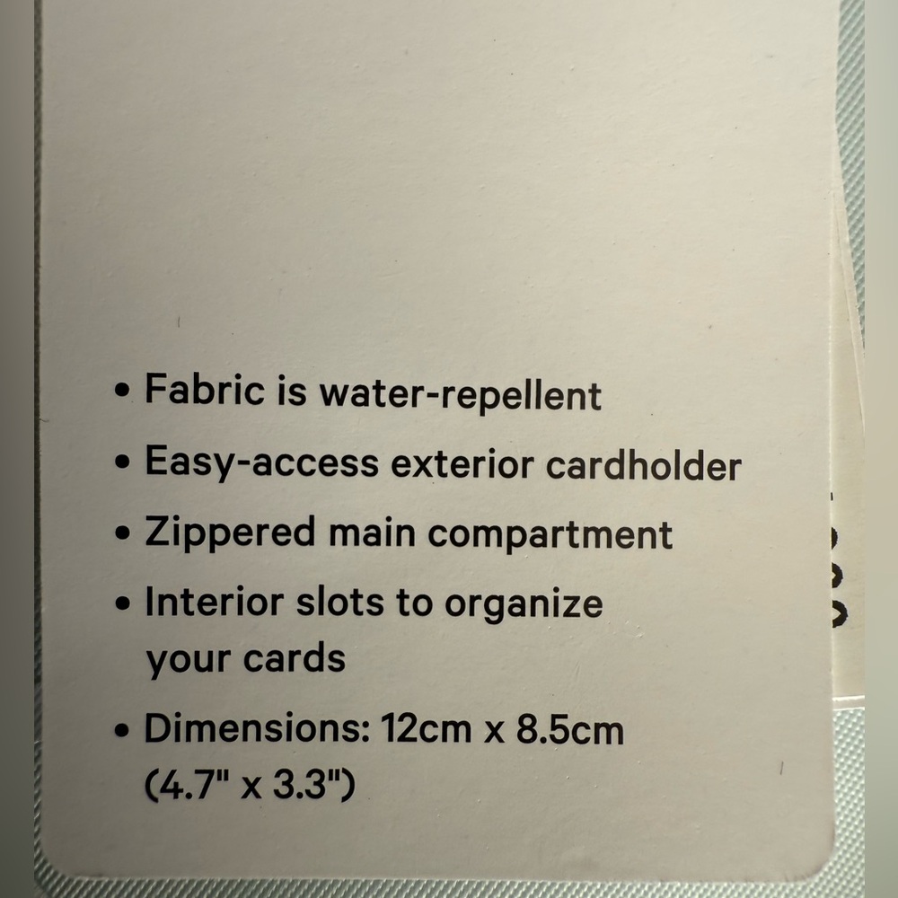 NWT Clippable Card Pouch *Mint Breeze* - Picture 3 of 3